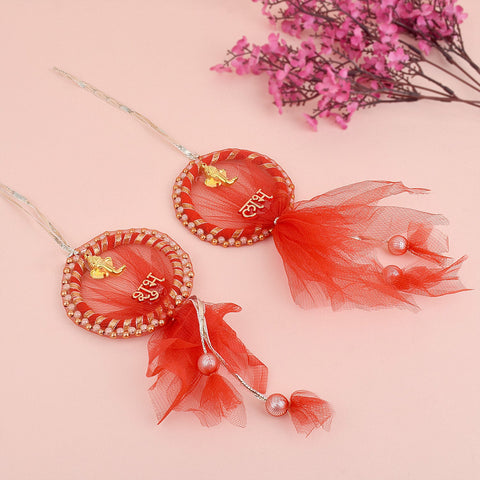 Net Fabric Shubh Labh | India’s Largest Pooja Accessories Brand – www.satvikworld.com

