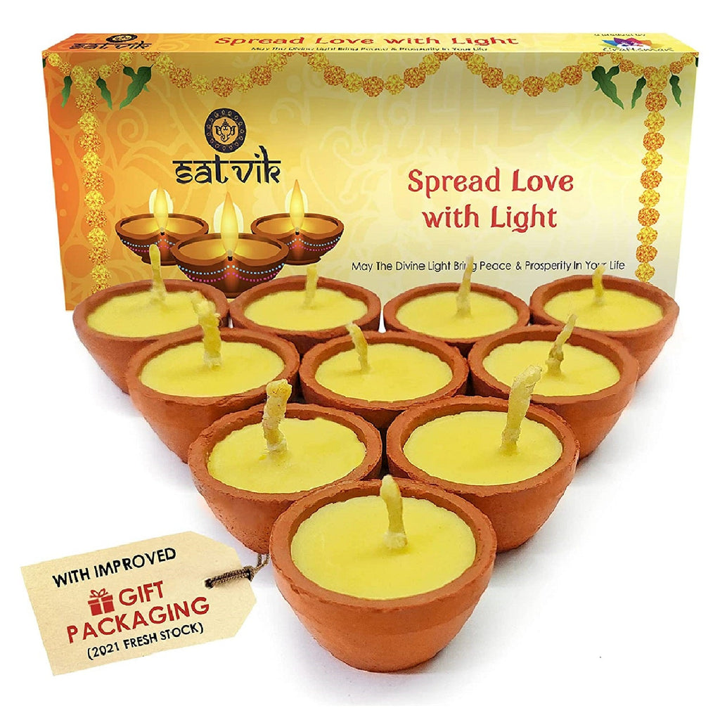 60 Min Cow Ghee Diya (Nitya Jyot) Puja Store Online Pooja Items Online Puja Samagri Pooja Store near me www.satvikstore.in