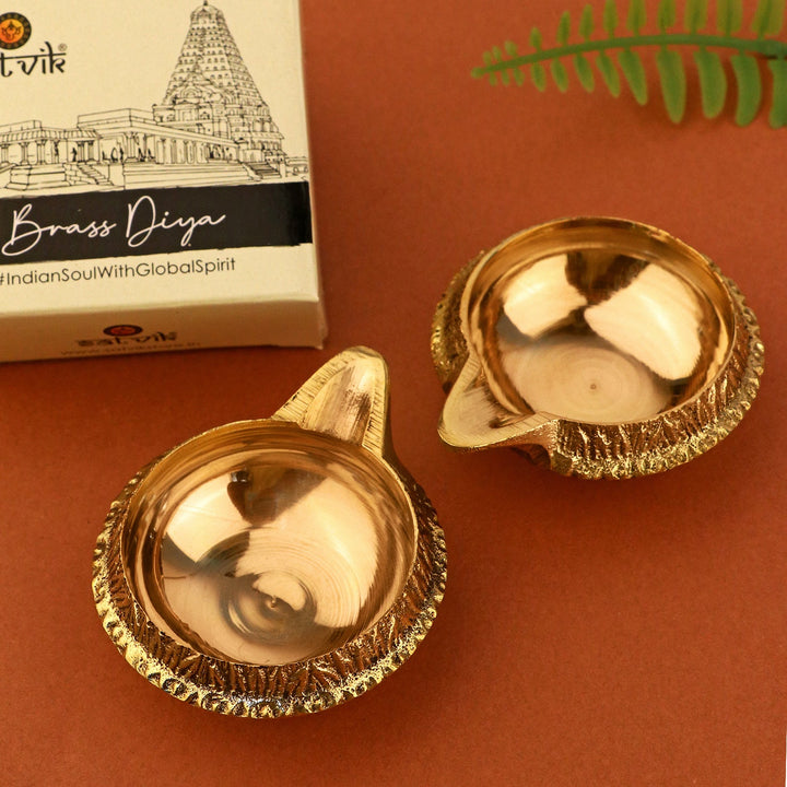 Beautiful Pure Brass Kuber Diya, designed with intricate detailing, perfect for lighting up your pooja space with divine energy and blessings of Lord Kuber, the god of wealth. India’s Largest Pooja Accessories Brand – www.satvikworld.com