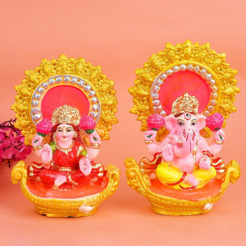 Sacred Lakshmi Ganesha Idol | India’s Largest Pooja Accessories Brand – www.satvikworld.com
