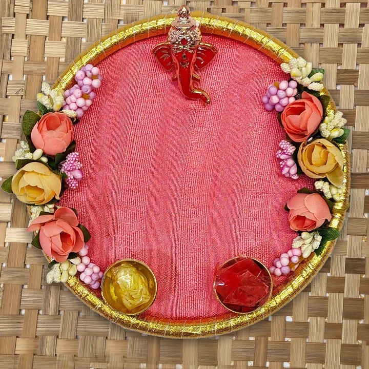 Traditional Decorative Pooja Thali Puja Store Online Pooja Items Online Puja Samagri Pooja Store near me www.satvikstore.in