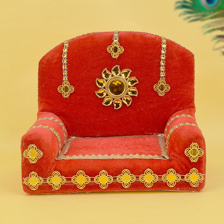 Velvet Laddu Gopal Singhasan | India’s Largest Pooja Accessories Brand – www.satvikworld.com
