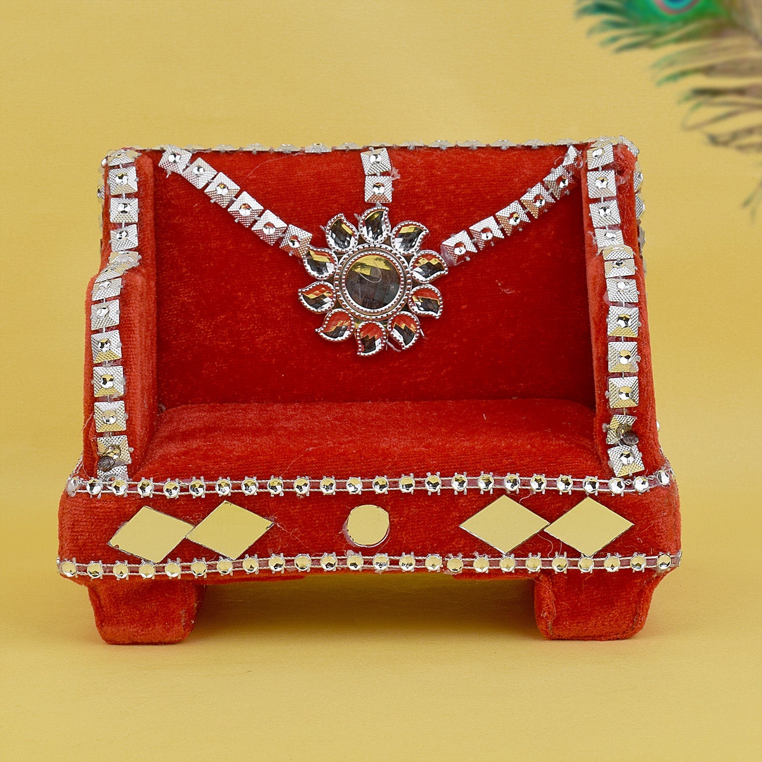 Velvet Singhasan for Laddu Gopal | India’s Largest Pooja Accessories Brand – www.satvikworld.com
