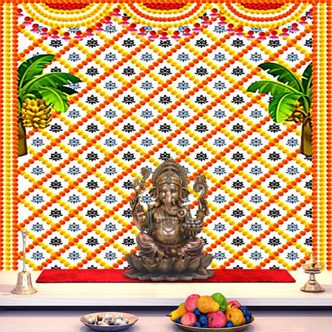 White Backdrop Cloth | India’s Largest Pooja Accessories Brand – www.satvikworld.com
