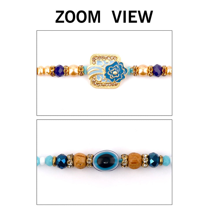 Explore our exquisite collection of Rakhi online 2023. Choose from a stunning Rakhi set of 2, perfect for brothers, bhaiya, and bhai. Shop designer Rakhi and beautiful Rakhi online to send Rakhi abroad. Celebrate with Indian Rakhi and find the perfect Rakhi gift at SatvikStore.in."