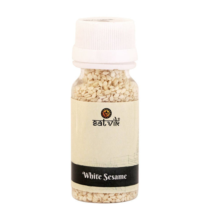 Buy White Sesame | Safed Till | Shop Online | Satvikworld.com.  White Sesame Seeds or Safed Til For Puja