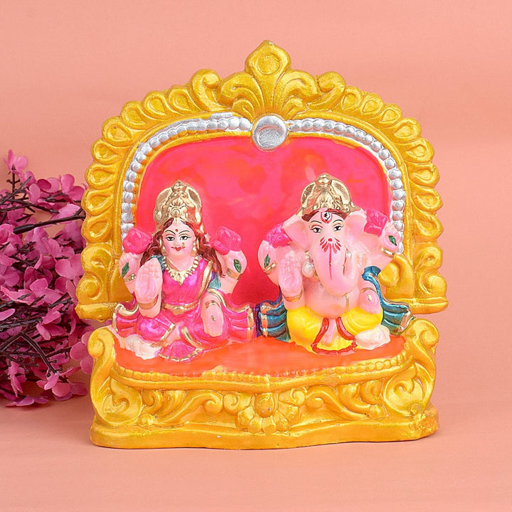 laxmi ganesha clay idol | India’s Largest Pooja Accessories Brand – www.satvikworld.com
