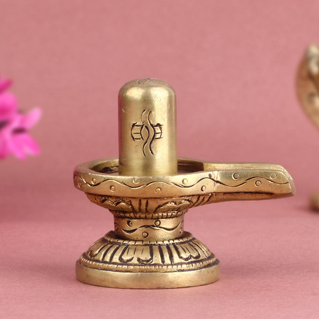  Petite Pure Brass Shivling for travel altar and daily pooja – India’s Largest Pooja Accessories Brand – www.satvikworld.com