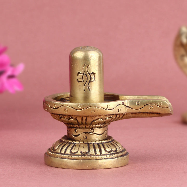  Petite Pure Brass Shivling for travel altar and daily pooja – India’s Largest Pooja Accessories Brand – www.satvikworld.com