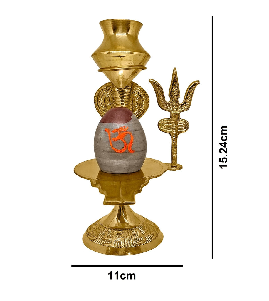 6 Inch Narmada Shivling Puja Store Online Pooja Items Online Puja Samagri Pooja Store near me www.satvikworld.com