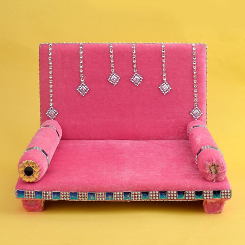 Velvet Radiance – Glorious Laddu Gopal Singhasan – India’s Largest Pooja Accessories Brand – www.satvikworld.com

